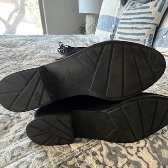 Marc Jacobs Black Suede Over The Knee 3/4" Heel Boots Sz 6M EUC - Picture 3 of 10